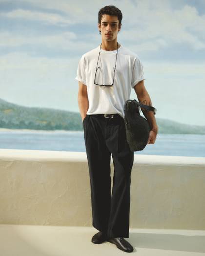 Pleated Baggy Trouser