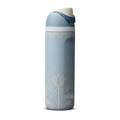 Owala 24 fl oz Stainless Steel Special Edition FreeSip Water Bottle - Studded Garden
