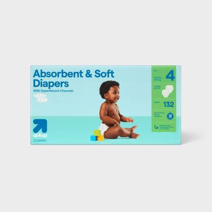 Disposable Diapers - Size 4 - 132ct - up&up™