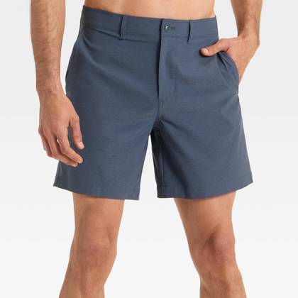 Men's 7'' Hybrid Swim Shorts - Goodfellow & Co™ Navy Blue 40