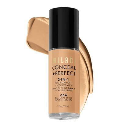 Milani Conceal + Perfect 2-in-1 Foundation + Concealer - 05A Beige - 1 fl oz