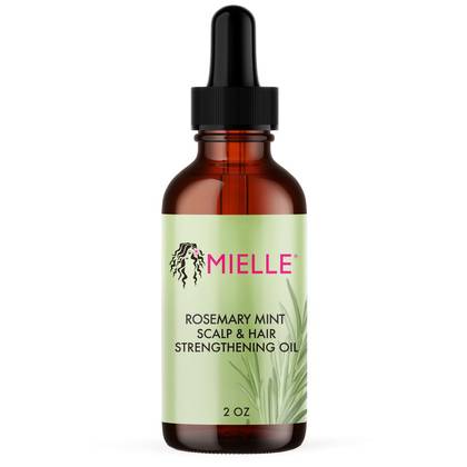 Mielle Organics Rosemary Mint Scalp & Strengthening Hair Oil - 2 fl oz: Phthalate-Free, Paraben-Free, For All Hair Types