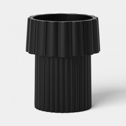 Geared Outdoor Planter Black 10"x 12" - Threshold™