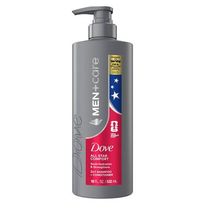 Dove Men+Care FIFA 2-in-1 Shampoo and Conditioner - All Star Comfort - 18 fl oz: Vegan, Gel, Deep Hydration