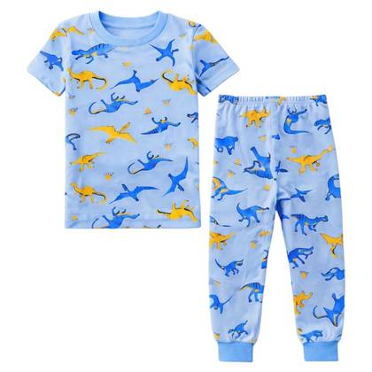 Kids Toddler Boy Long Sleeve Pajamas Set Snug Fit Soft & Stylish Cozy Comfortable Sleepwear Sets