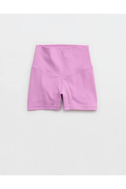 OFFLINE By Aerie Real Me XTRA High Waisted 3" Bike Short Purple Space