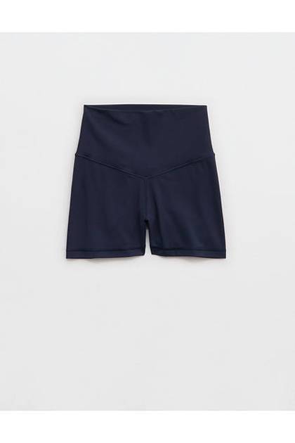 OFFLINE By Aerie Real Me XTRA High Waisted 3" Bike Short Steel Blue