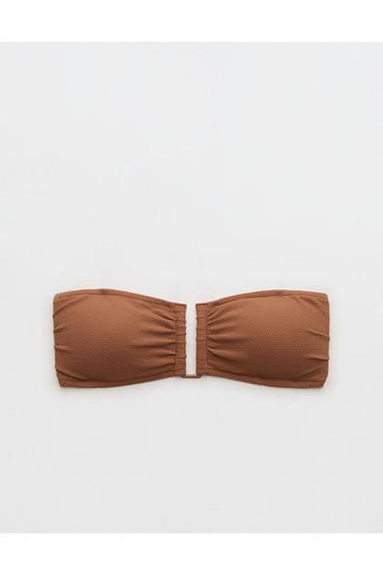 Aerie Pique Bandeau Bikini Top Horizon