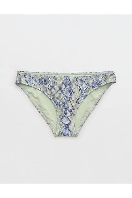 Aerie Pique Full Coverage Bikini Bottom Aloe