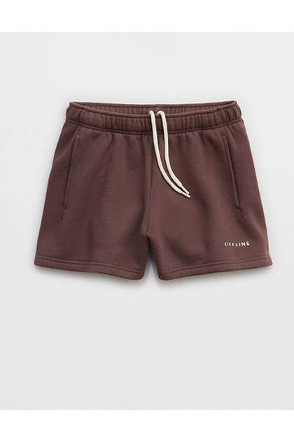 OFFLINE By Aerie 3" Cloud Fleece Short Relic