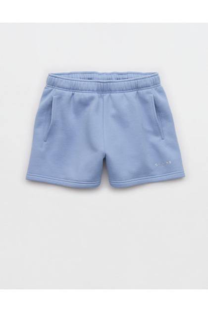 OFFLINE By Aerie 3" Cloud Fleece Short Monaco Blue