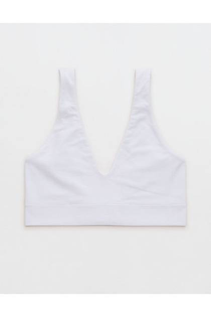Superchill Plunge Bralette White