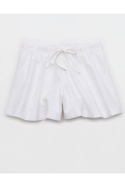 OFFLINE By Aerie Oxford Flowy Short White