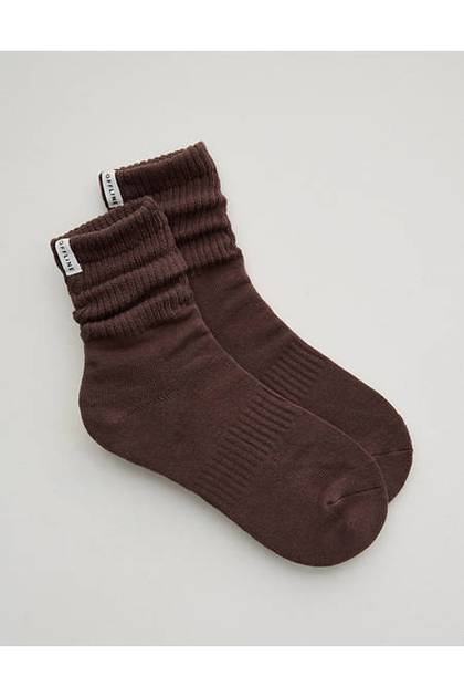 OFFLINE By Aerie Short Scrunch Socks Relic