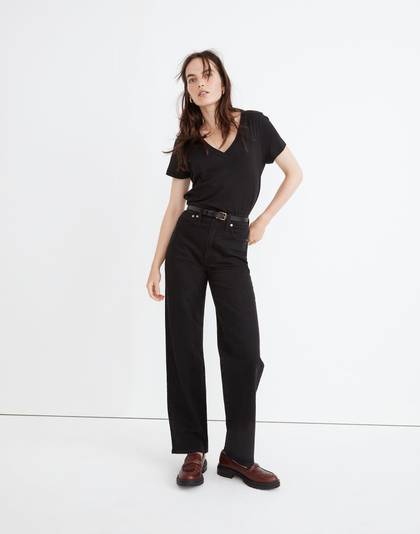 The Perfect Vintage Wide-Leg Jean in Belmere Wash