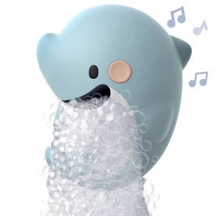 Jool Baby Dolphin Bubble Foam Maker Bath Toy: Interactive Plastic Bathing Companion with Animal Educational Focus