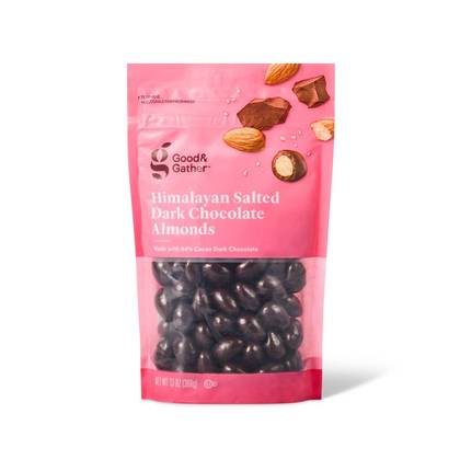 Himalayan Salted Dark Chocolate Almonds - 13oz - Good & Gather™