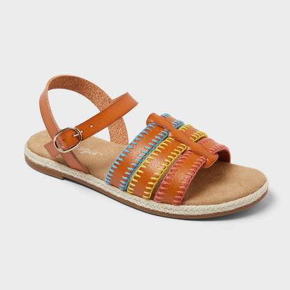Kids' Fifer Casual Sandals - Cat & Jack™ Cognac 13