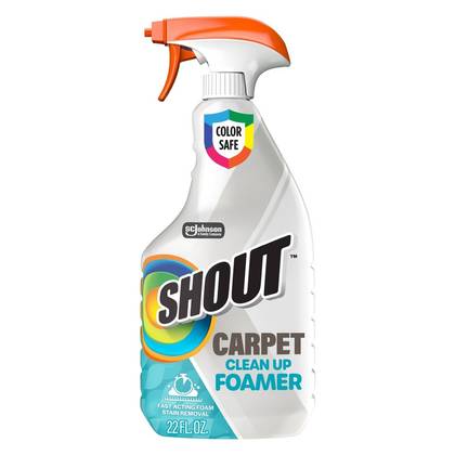 Shout Color Safe Carpet Cleaner Spray Foam - Stain Remover and Deodorizer - 22 fl oz