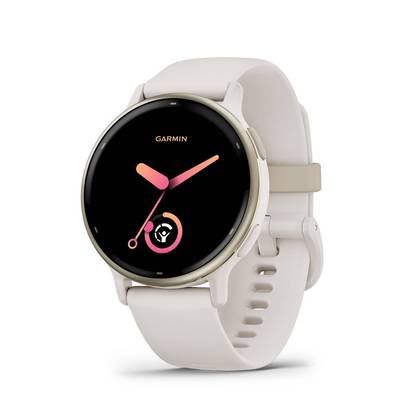 Garmin Vivoactive 5 Smartwatch Ivory and Cream Gold