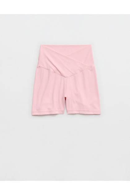OFFLINE By Aerie Real Me Crossover 3" Bike Short Club Pink