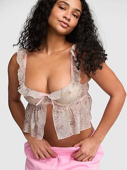GRWPINK™ Lightly Lined Babydoll Bra Top