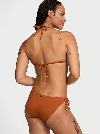 Essential Diamanté Side-Tie Bikini Bottom