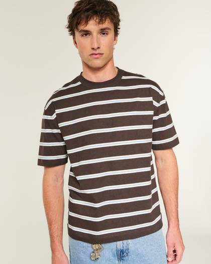 Boxy Heavyweight Cotton Crew T-Shirt