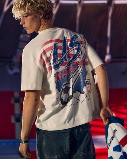 Boxy US National Soccer Team Graphic Tee