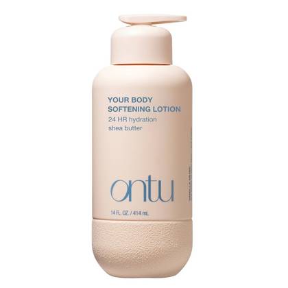 Ontu Moisturizing Body Lotion with Shea Butter for 24 HR Hydration - 14 fl oz: For Normal Skin, Vanilla Scent, Pump Bottle