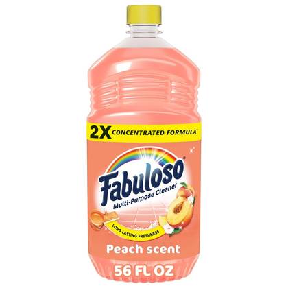 Fabuloso Peach Multi-Purpose Cleaner 2X Concentrated Formula Floor Cleaner - 56 fl oz