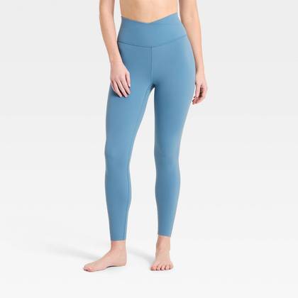 Women's Everyday Soft Ultra High-Rise Crossover 7/8 Leggings - All in Motion™Steel Blue XL