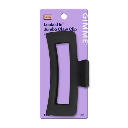 Gimme Beauty Locked In Jumbo Claw Clip for Thick Hair - Black