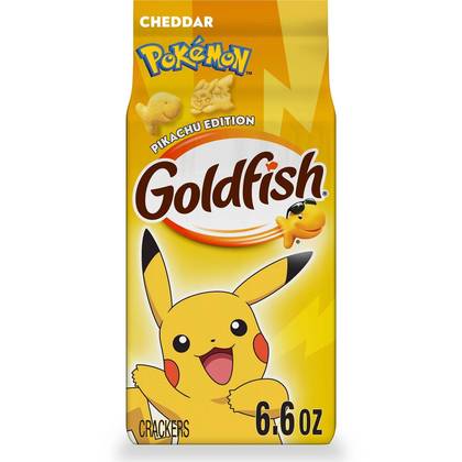 Goldfish Limited Edition Pikachu Cheddar Crackers - 6.6oz