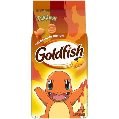 Goldfish Limited Edition Charmander Cheddar Crackers - 6.6oz