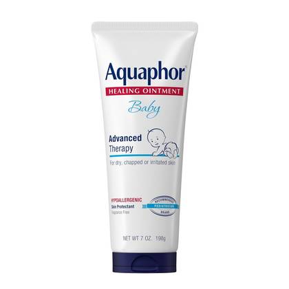 Aquaphor Baby Healing Ointment Advanced Therapy Skin Protectant - Dry Skin and Diaper Rash Ointment - 7oz