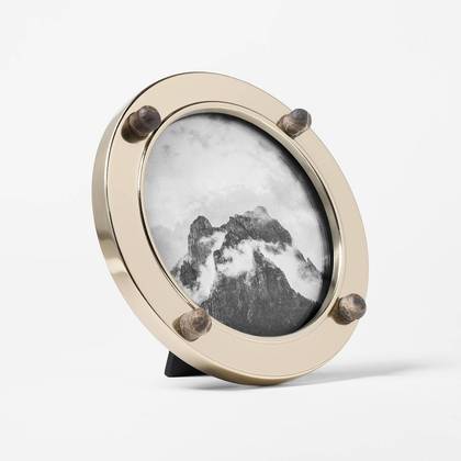 6"x6" Metal and Marble Frame - Threshold™ designed with Studio McGee