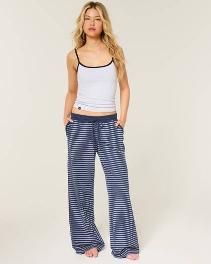 Cozy Knit Wide-Leg Pants