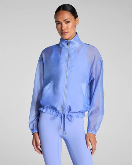SPANX® BodyLine Sheerious Full Zip Jacket | Hyacinth - Hyacinth