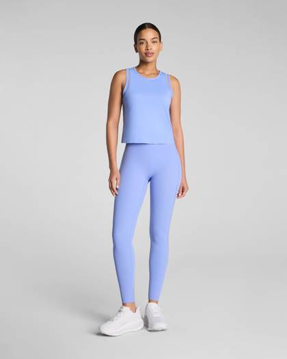 SPANXshape® BodyLine Sheerious Full-Length Leggings with Mid-Tummy Compression | Hyacinth - Hyacinth