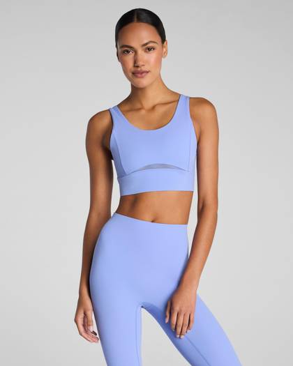 SPANX® BodyLine Sheerious Longline Sports Bra | Hyacinth - Hyacinth