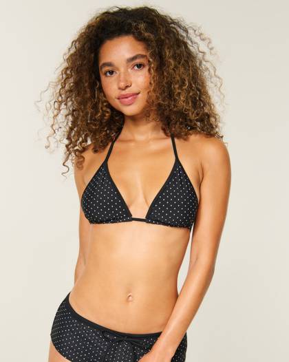 Reversible Pop Binding Triangle Bikini Top