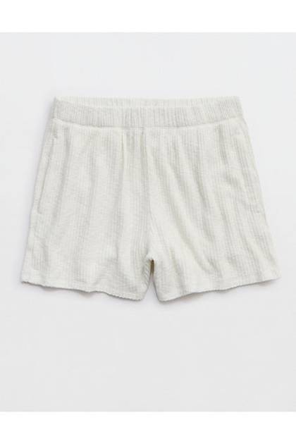 Aerie Textured Rib Short Soft Muslin