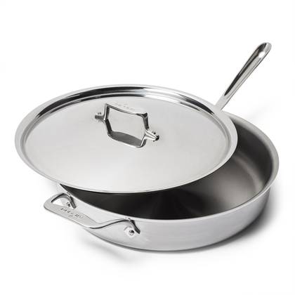 All-Clad D5 Brushed Stainless Steel Sauté Pans