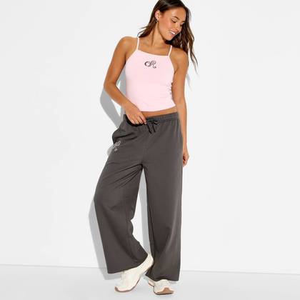 Women's Olivia Rodrigo Graphic SweatPants - Gray XXS