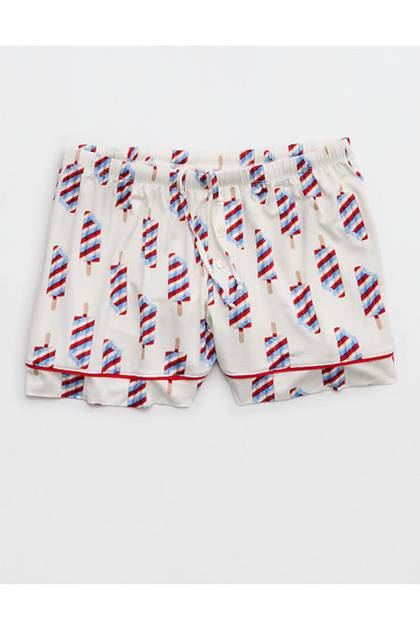 Aerie Real Soft® Pajama Boxer Rome Blue