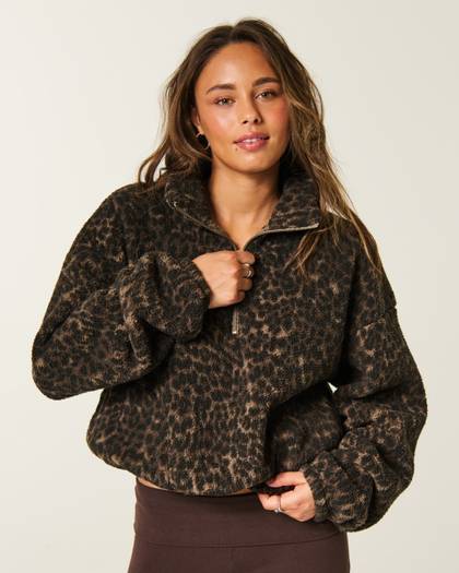 Easy Sherpa Half-Zip Sweatshirt