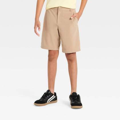 Boys' Regular Fit Golf Shorts - All In Motion™ Tan 12