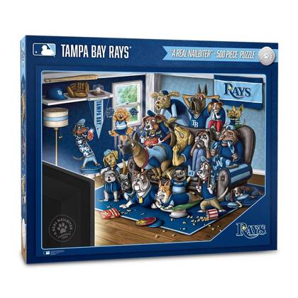 MLB Tampa Bay Rays Purebred Fan 'A Real Nailbiter' Puzzle - 500pc