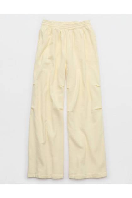 Aerie Go-To Slouchy Sweatpant Cozy Yellow